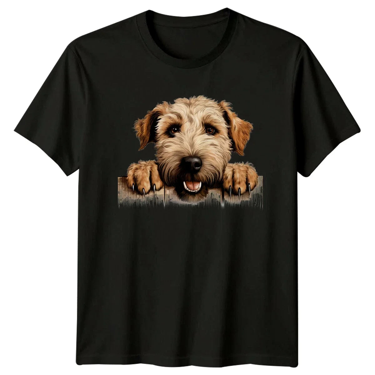 Cute Wheaten Terrier Dog Peek-A-Boo Puppy Lover Unisex , , , Long Sleeve Tee