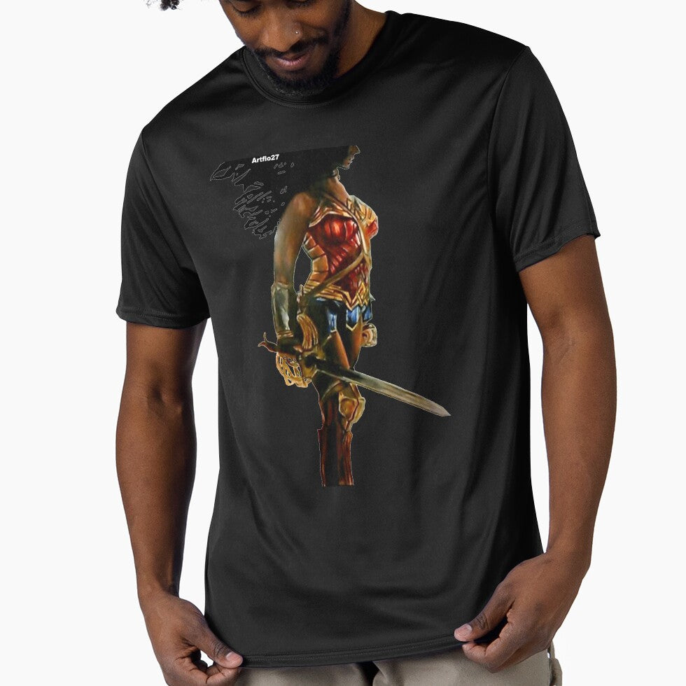 Amazon Warrior Outline by Artflo27