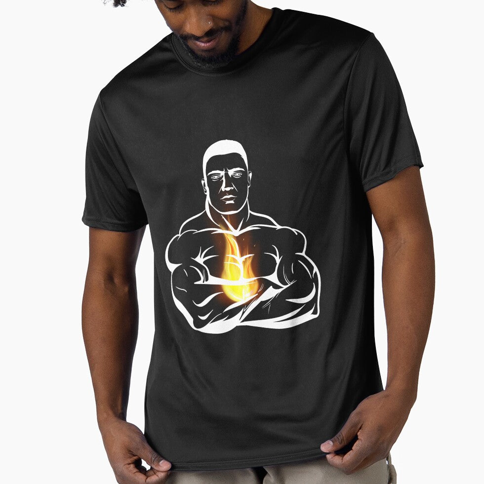 strong fitness with strong mindset ! by MuscleMind Unisex , , , Long Sleeve Tee