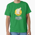 Fly Towards the Sun | Vintage Crane Bird T-Shirt | Inspirational Nature Design by Saeed  Ahmad
