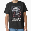 Freedom Doesn’t Flinch Tactical Eagle Patriotic by OldGloryForge