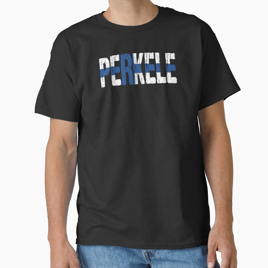 Perkele Finnish Flag Distressed by Nirvanibex
