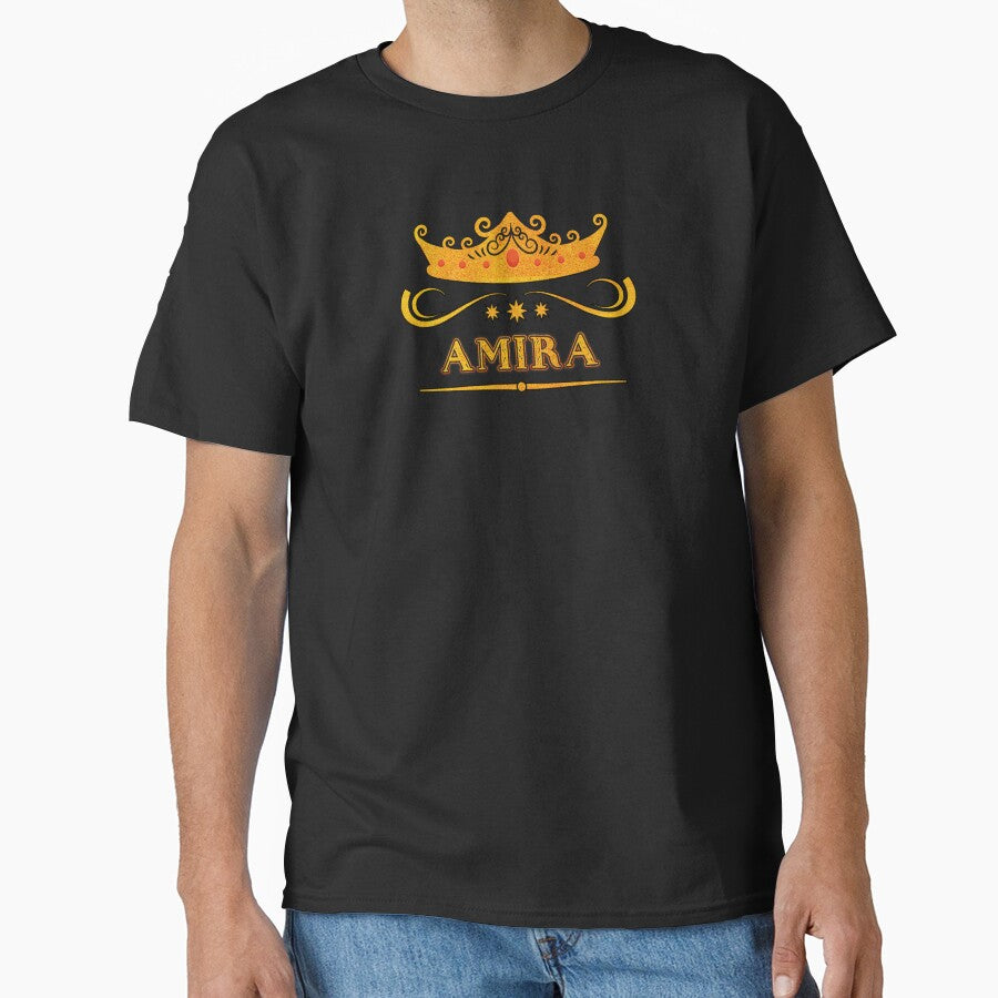 Amira Personalized Name With Crown - Cool & Custom Gift for Girls, Teens by Oussinc