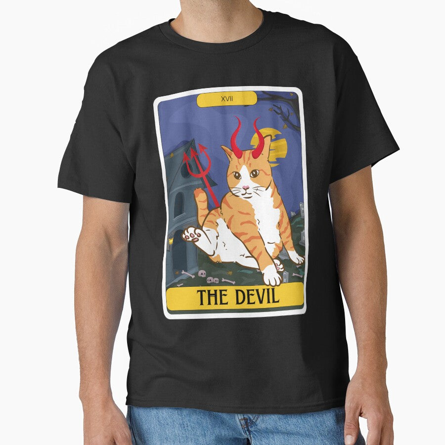 Tarot Card Orange Cat The Devil by BettySpicer