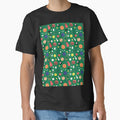 Multi Sport Pattern Green Background Ball Games Equipment by Zaya_art