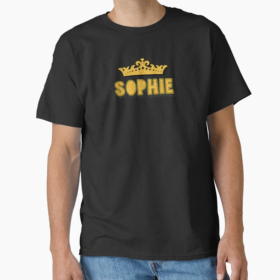 Sophie Personalized Funny Custom Name Crown Design by Watsonarts