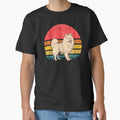 American Eskimo Vintage Retro Sunset by rafaeltto