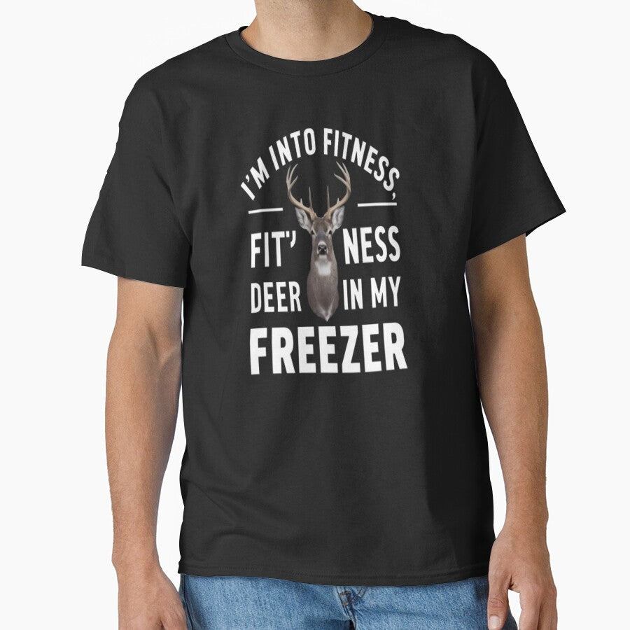I'm Into Fitness Deer,Fitness Deer in Freezer by moderntshirt1 Unisex , , , Long Sleeve Tee