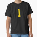 Yellow Sports Number 1 Bold by NECHSTORE