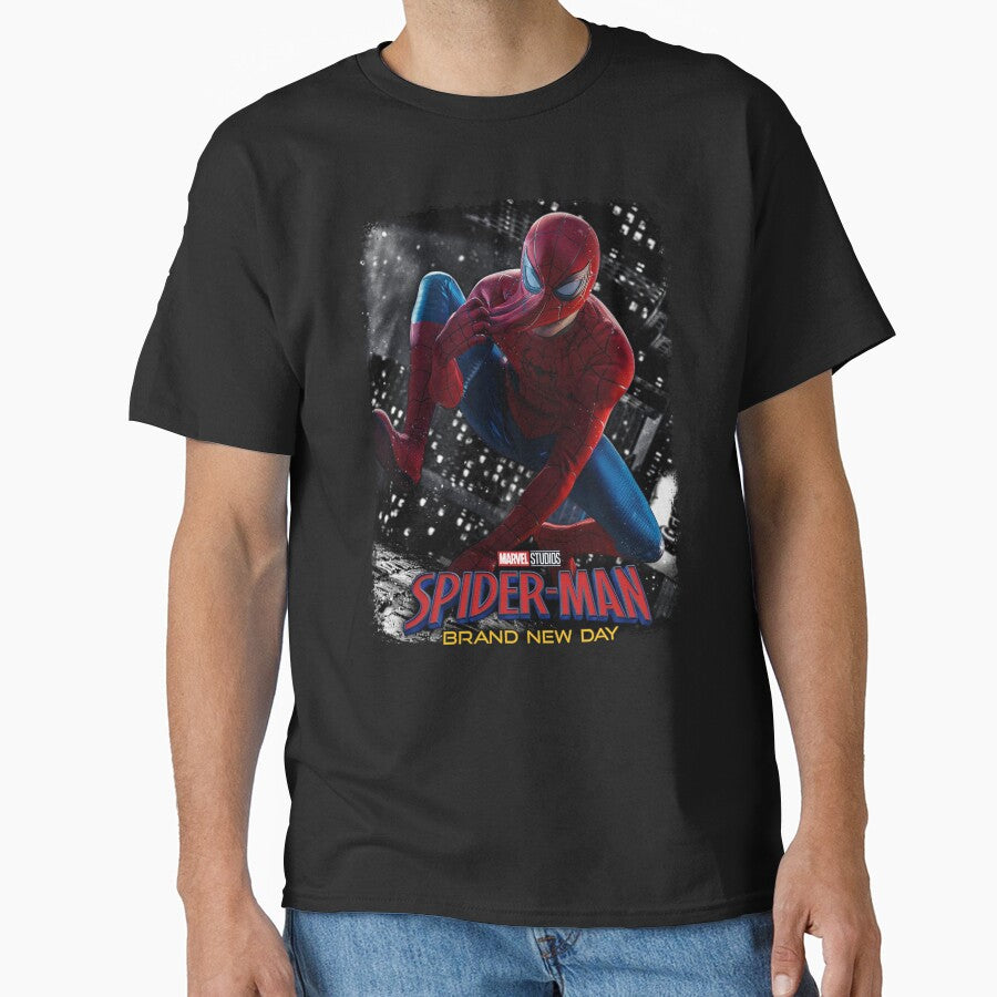 Masked Web Hero City Night Comic Style Acid Wash by CraigClarke19