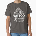 Cast Iron Tattoo Logo - (Large White) by CastIronTattoo
