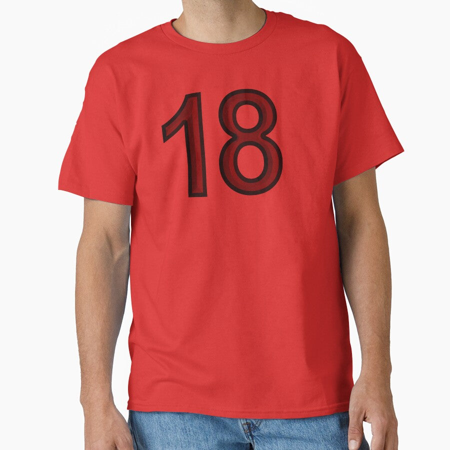 Eighteen years old or jersey number 18 birthday party by Segasprojects
