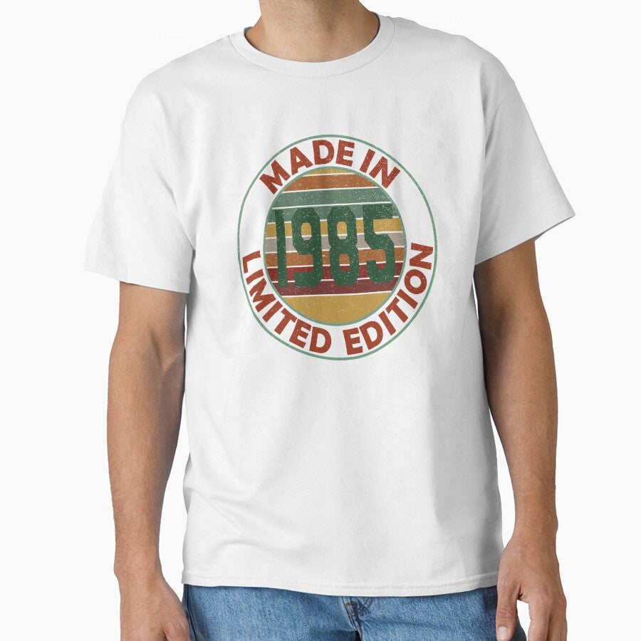 Made In 1985 Limited Edition Retro Vintage by Qudkin