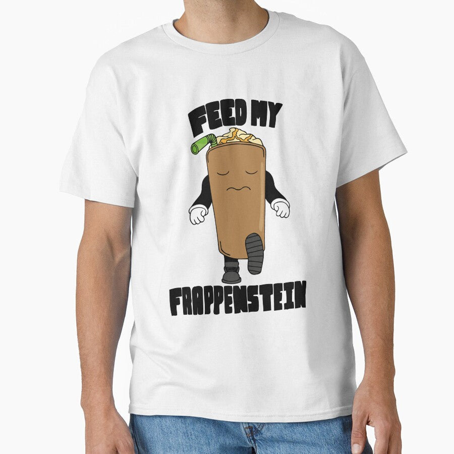 Feed My Frappenstein - Colour - Coffee, Frappe, Coffee lovers by 86Gaz Unisex , , , Long Sleeve Tee
