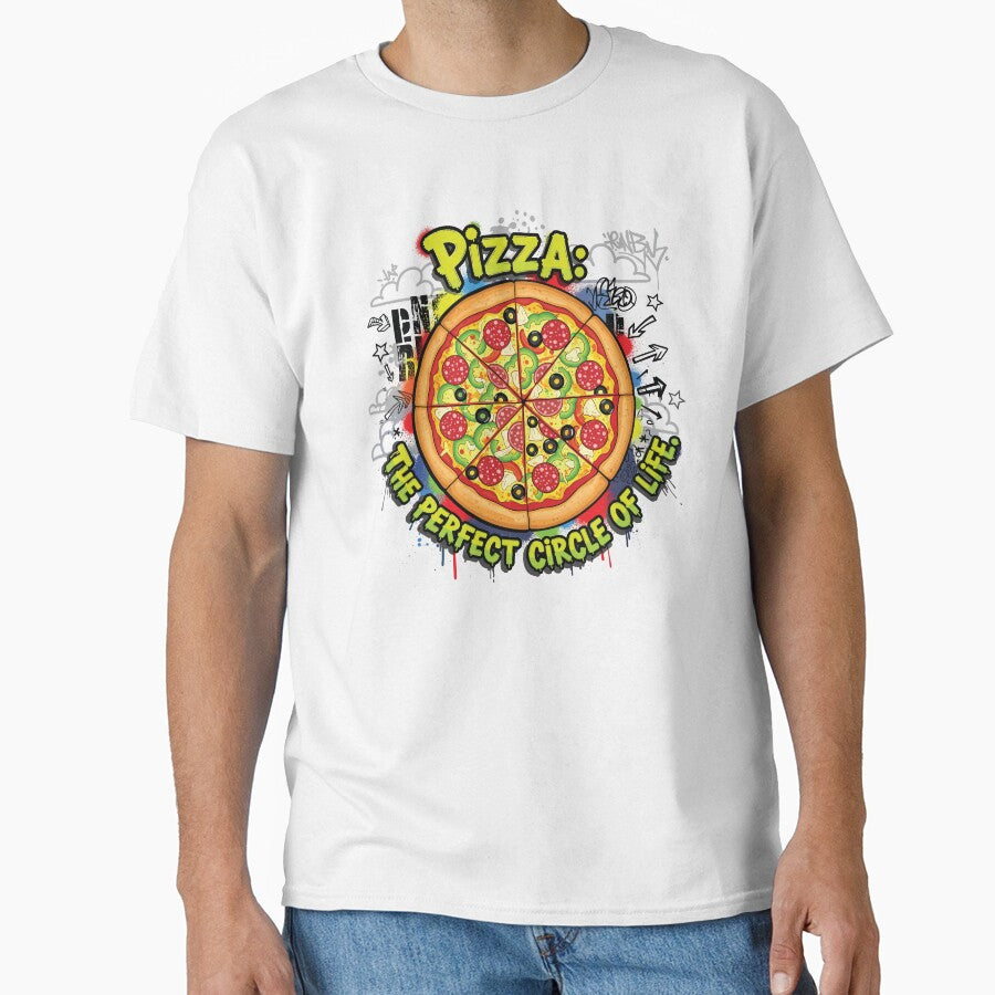 The Perfect Circle of Life is Pizza by Suzthewall