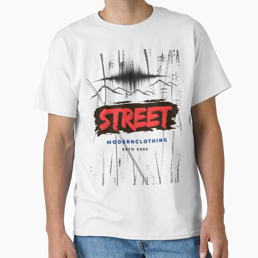 Street Modern Clothing™ Est. 2002 | Professional Urban Soundwave Tees by Pixel Craft Print