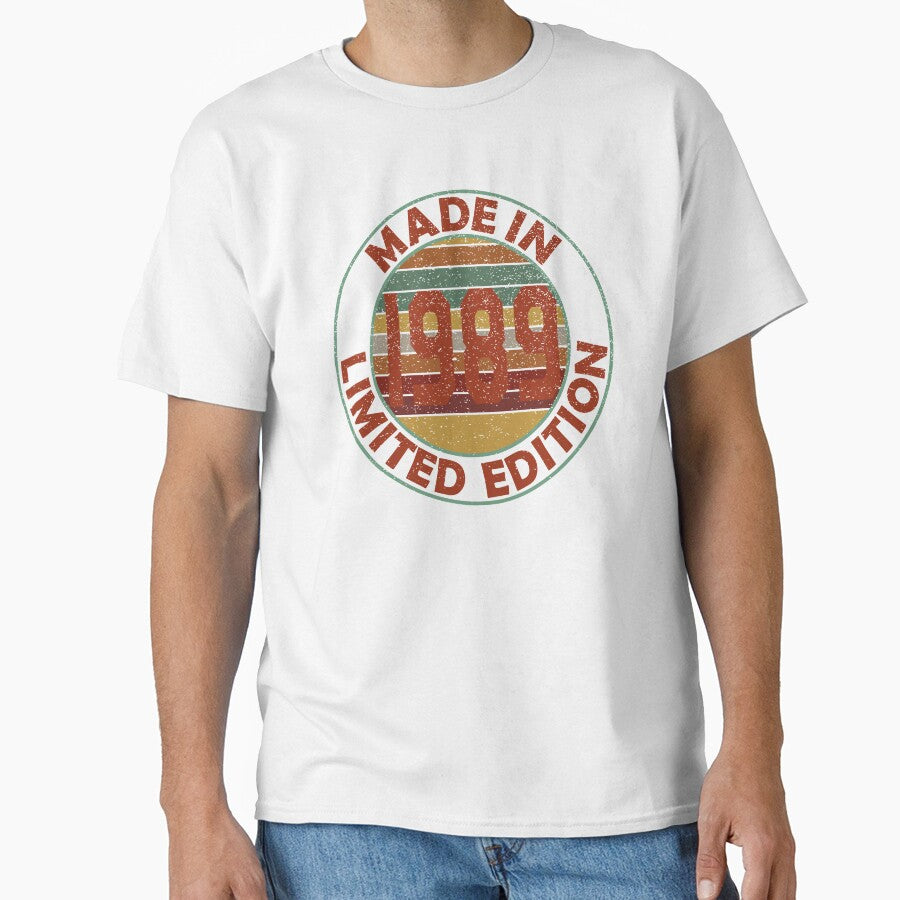 Made In 1989 Limited Edition Retro Vintage by Qudkin