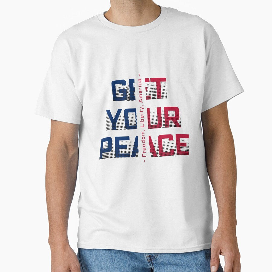 "Get Your Peace" American Patriotic Tee by warrior3hsan