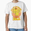 Duck You You Ducking Duck Funny Sarcastic Quote by Nice1 Unisex , , , Long Sleeve Tee