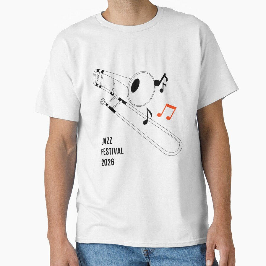 Minimal Jazz Festival T-Shirt | Modern Music Graphic Tee by SoSpecialStore