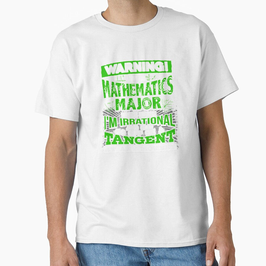 Funny Mathematics Major Apparel | Warning I'm Irrational by highparkoutlet