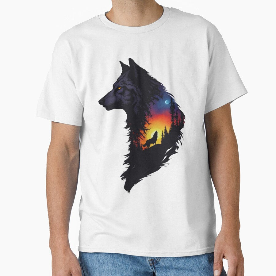 Wolf in the afterglow by Toms Tee