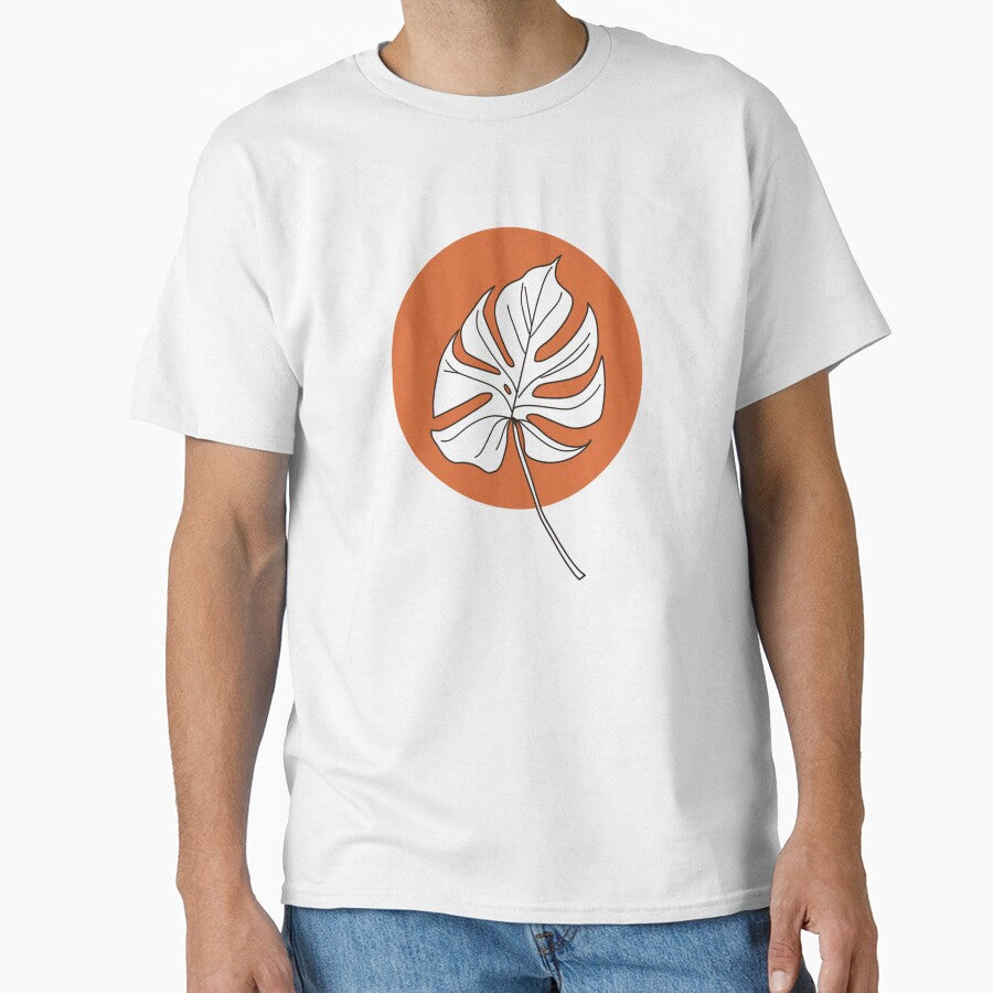 Minimalist Monstera Leaf - Single Line Art by Larams Studio