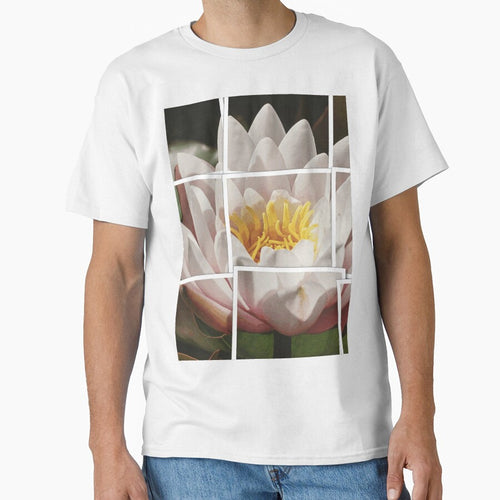7 Stunning Views of White Water Lily | Tranquil Floral Collage Art Print by POETTICA