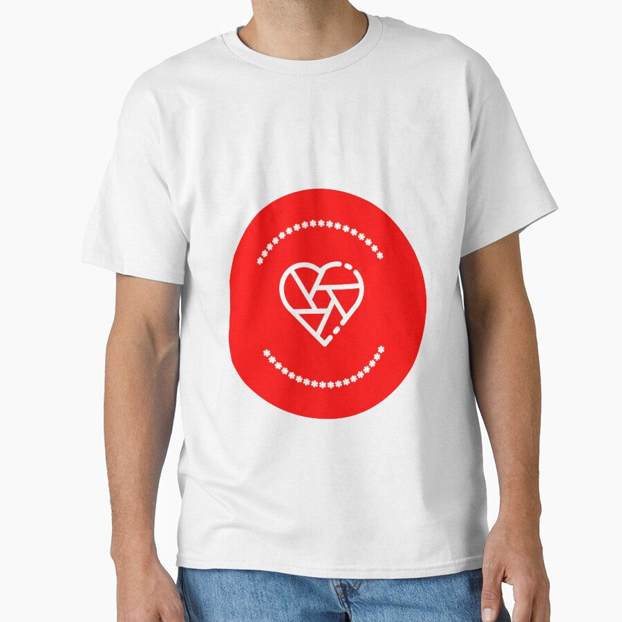 Whimsical Heart Artwork, Novelty Valentine's Day Gift. by StyleGuru Unisex , , , Long Sleeve Tee