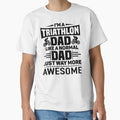 Triathlon Dad Like a Normal Dad Just Way More Awesome Perfect Gift for Dad by facePale