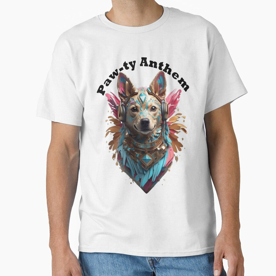 "Paw-ty Anthem" - Colorful Dog Festival Design by LaLi Designs by LaLi-Designs