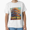 Line Art water colour tree Painting by BestArtByArvind