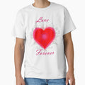 Girly Valentine, Love Forever Vintage Heart, Red by LZenDesigns