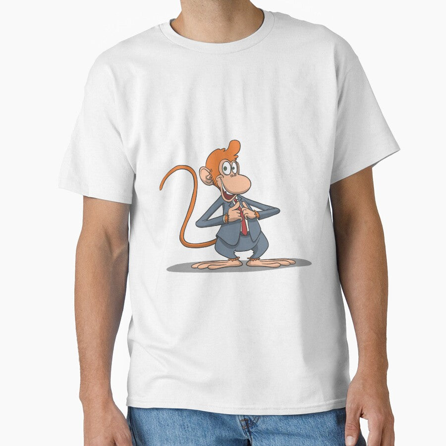 Funny monkey in a suit by Monkey Ful