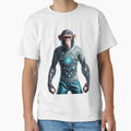 Title: Monkey in T-Shirt and Pants: Stylish and Trendy Outfit by nada-art