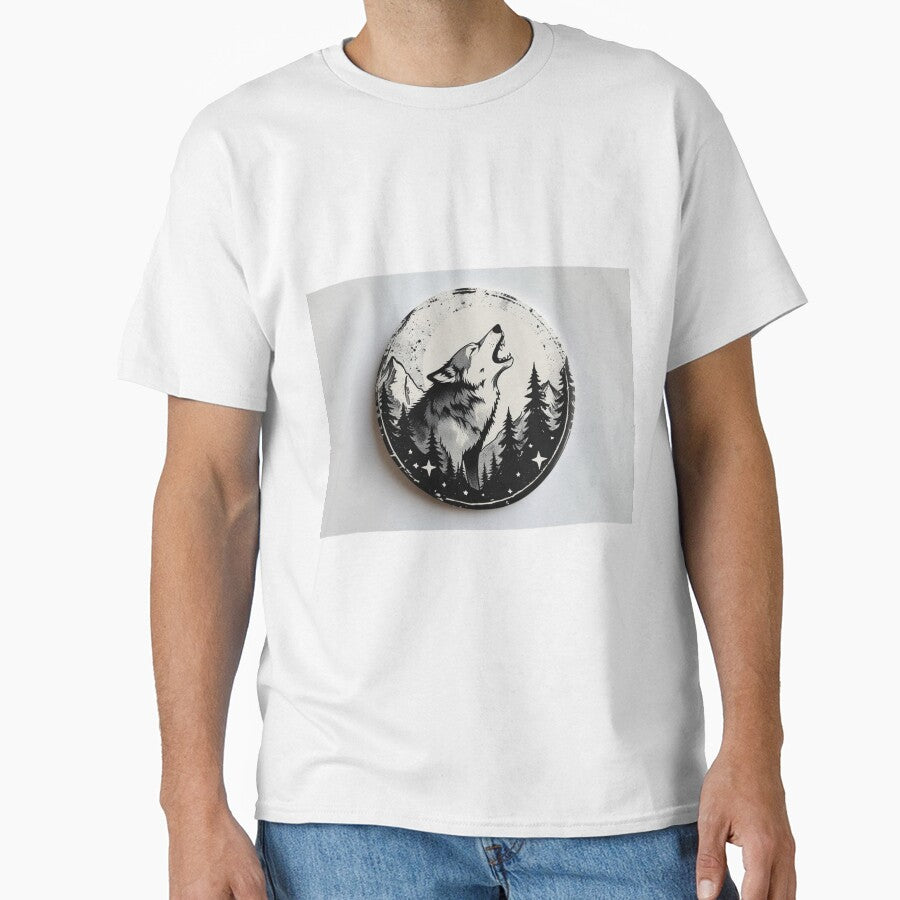 Wild Wolf Mountain Badge by Velora_art01
