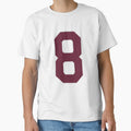 "Number 8 Bold Design - Collegiate Numbers, Varsity Style, Personalized Monogram Art" by artworkathome