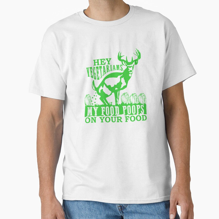 Hey Vegetarians,My Food Poops on Your Food combi by hadleydesigns