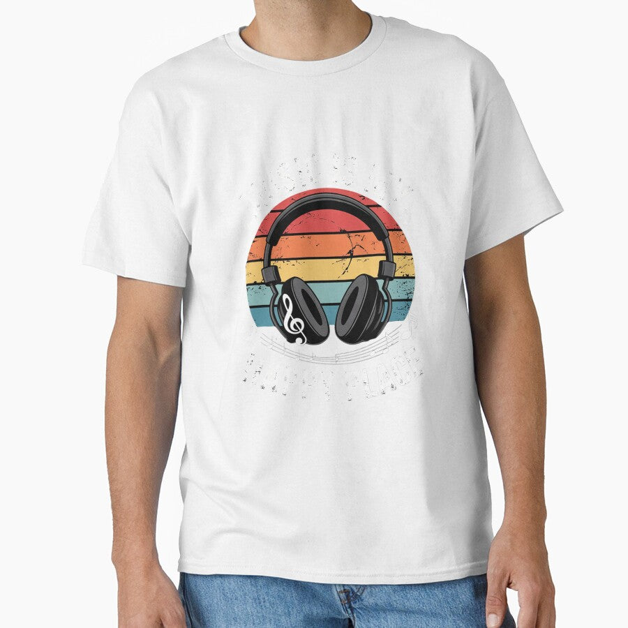 Music Is My Happy Place Musician Outfit EDM Music Lovers DJ by RsFilsingerArt