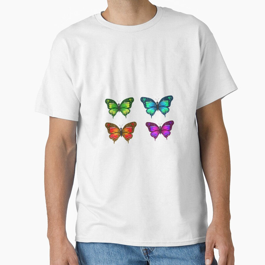 Colorful butterflies by OneDrawingGirl