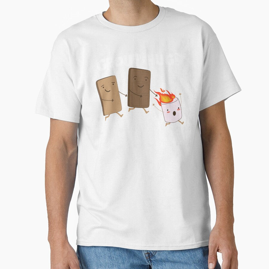 Smores Marshmallow Roasting Campfire Food Lover Funny Camping Humor Gift by alenaz