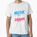 More Music, Less Drama – Music Typography Design by ArtShuffle