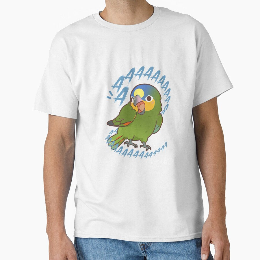 Orange-winged Amazon Parrot Aaaa by Clara Hollins