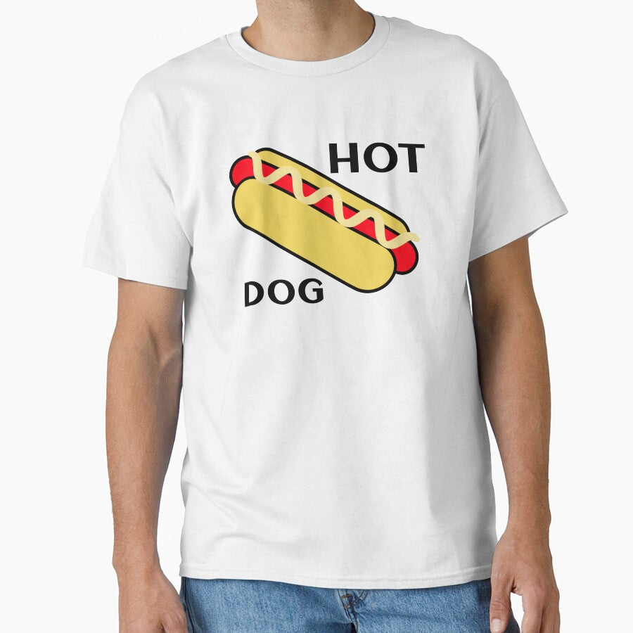 This is a cute hot dog shirt. We love hot dogs. by PaperDreamPod