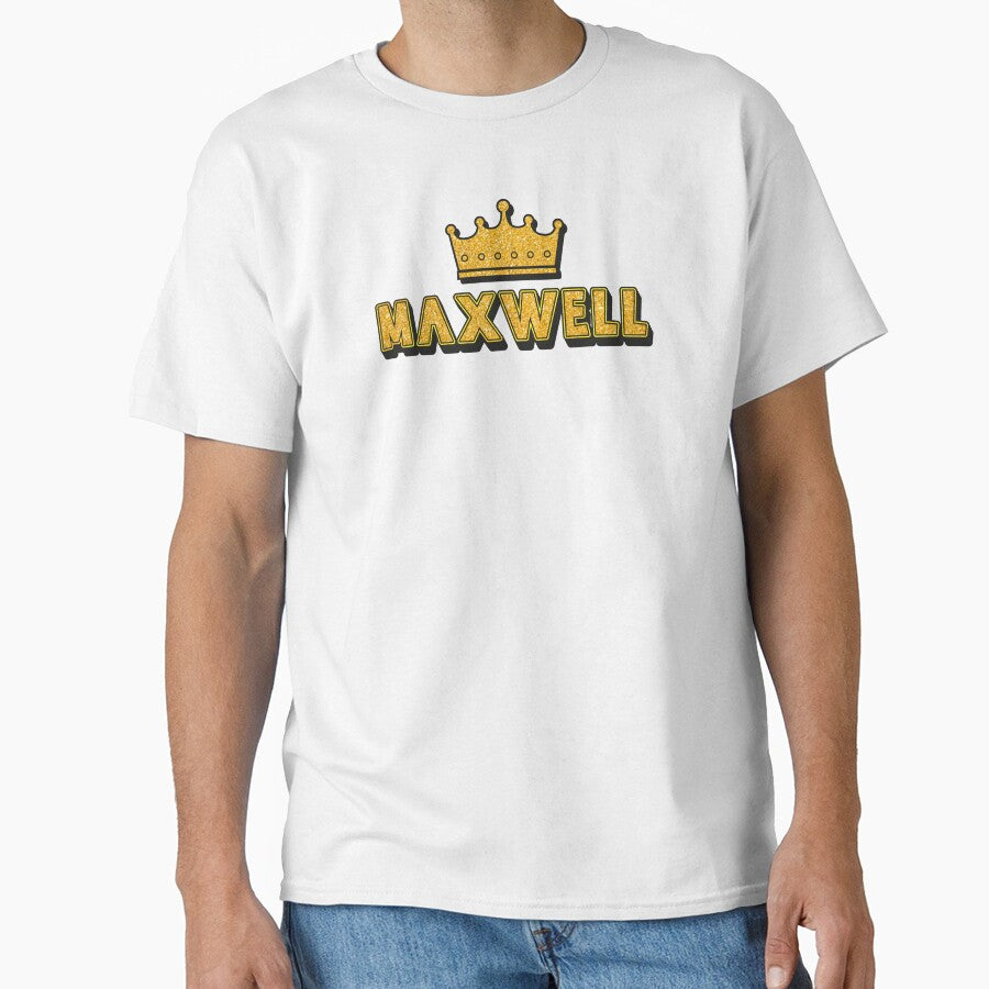 Maxwell Personalized Name With Crown - Cool & Funny Custom Gift for Men and Boys by Oussinc