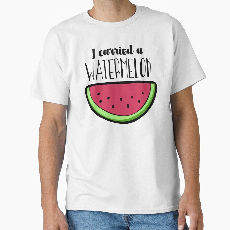 I carried a watermelon by NostalgicSpirit Unisex , , , Long Sleeve Tee