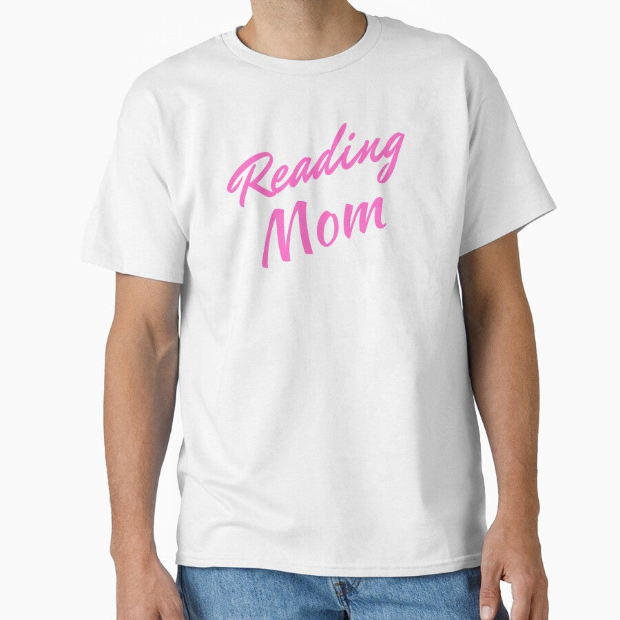 Reading Mom pink font by aboutthetshirt