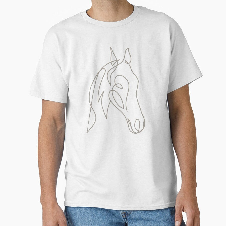 grey horse by hemp3x