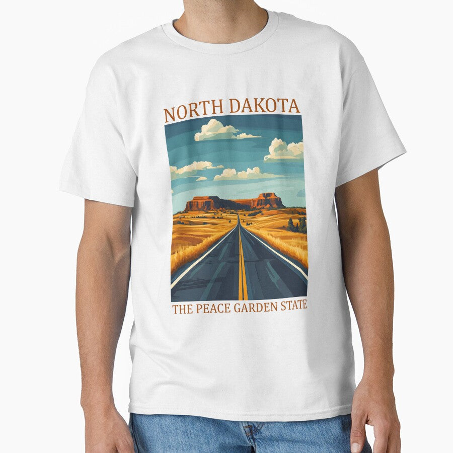 34 North Dakota Travel Poster by Lucy Goosy Art