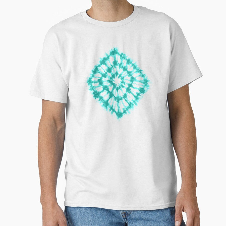 Blue Tie dye print by Mande Arts